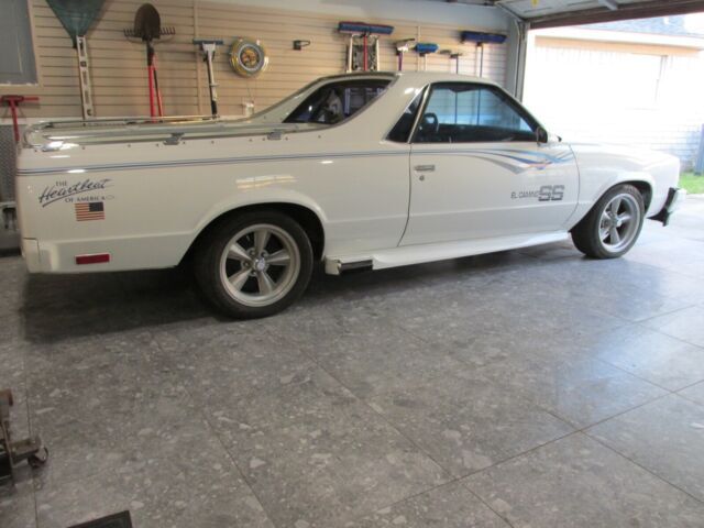 1987 el camino ss auto ac buckets solid body, chassis, & interior 305 v8
