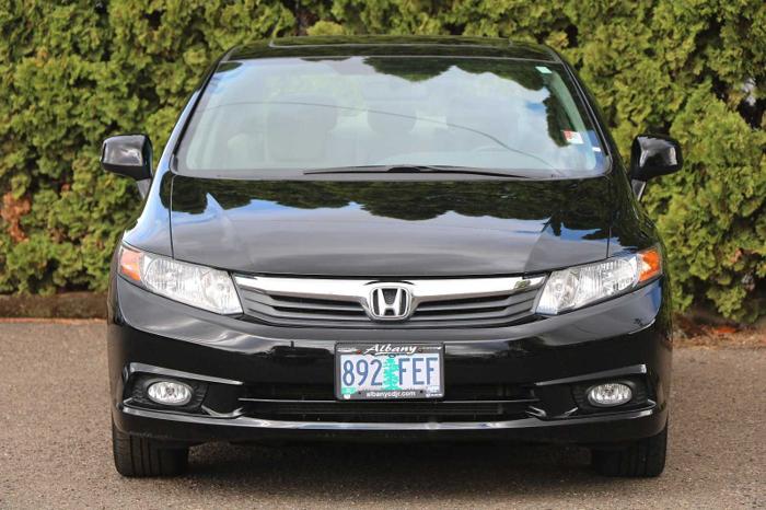 used 2012 honda civic ex sedan albany, or 97322 for sale in albany, oregon