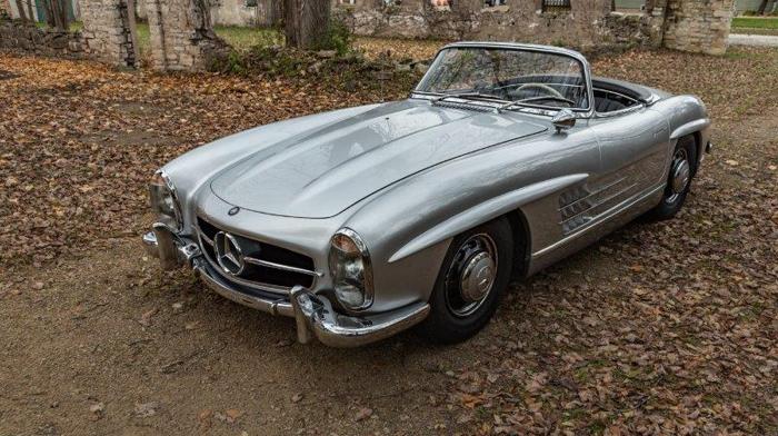 1957 mercedes-benz 300sl roadster silver for sale in milwaukee, wisconsin