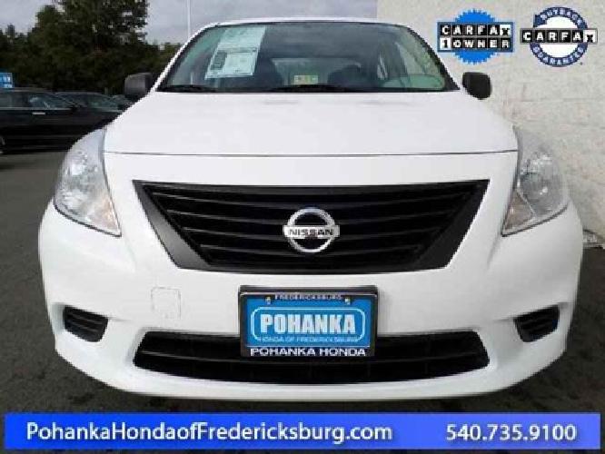 2012 nissan versa s in fredericksburg, va