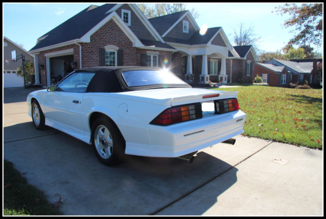 1992 z28 camaro convertible restored 1 of 1254 made