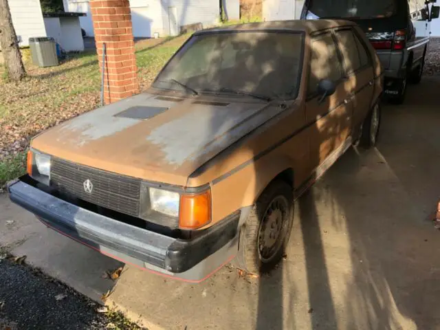 1985 dodge omni glh turbo with extras, not currently running