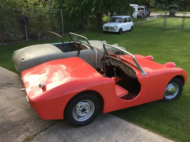 (x2) 1959 + 1961 austin healey bugeye sprite (2 cars)