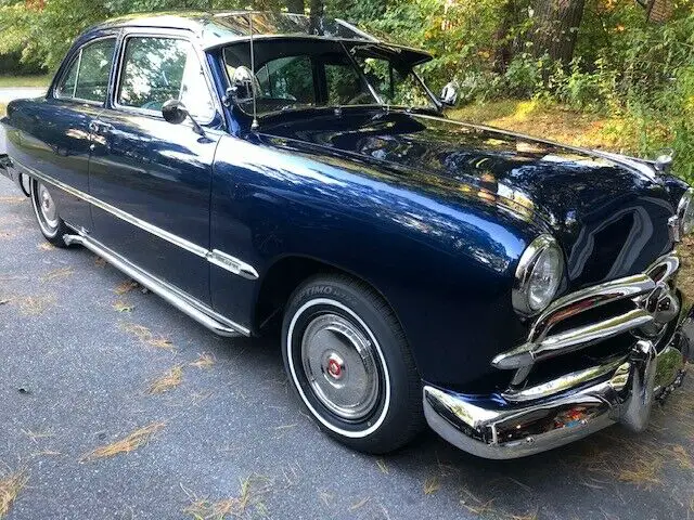 1949 ford custom body off resto 3sp w/ od dressed flathead