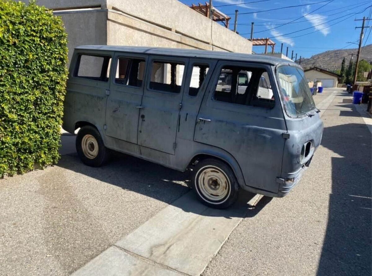 1967 ford econoline van grey rwd automatic
