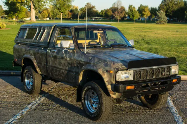 1983 toyota 4x4 dlx short bed pickup. last year assembled and shipped from japan