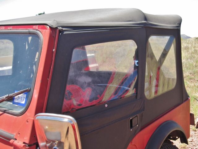 1982 jeep cj-5 orient red 6cyl 4.2 cj5 258 cj 5