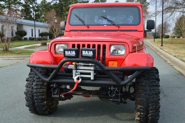jeep wrangler yj with renegade decals