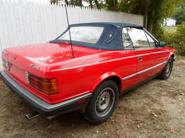 1986 maserati 2 seater convertible 61k