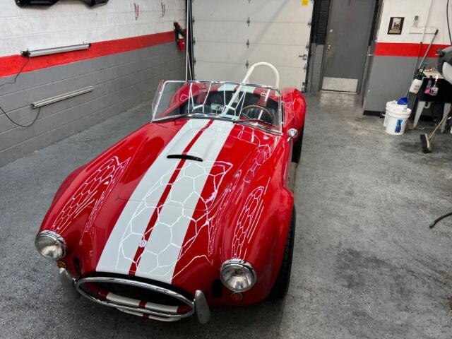 1966 ford shelby sportscar red rwd manual