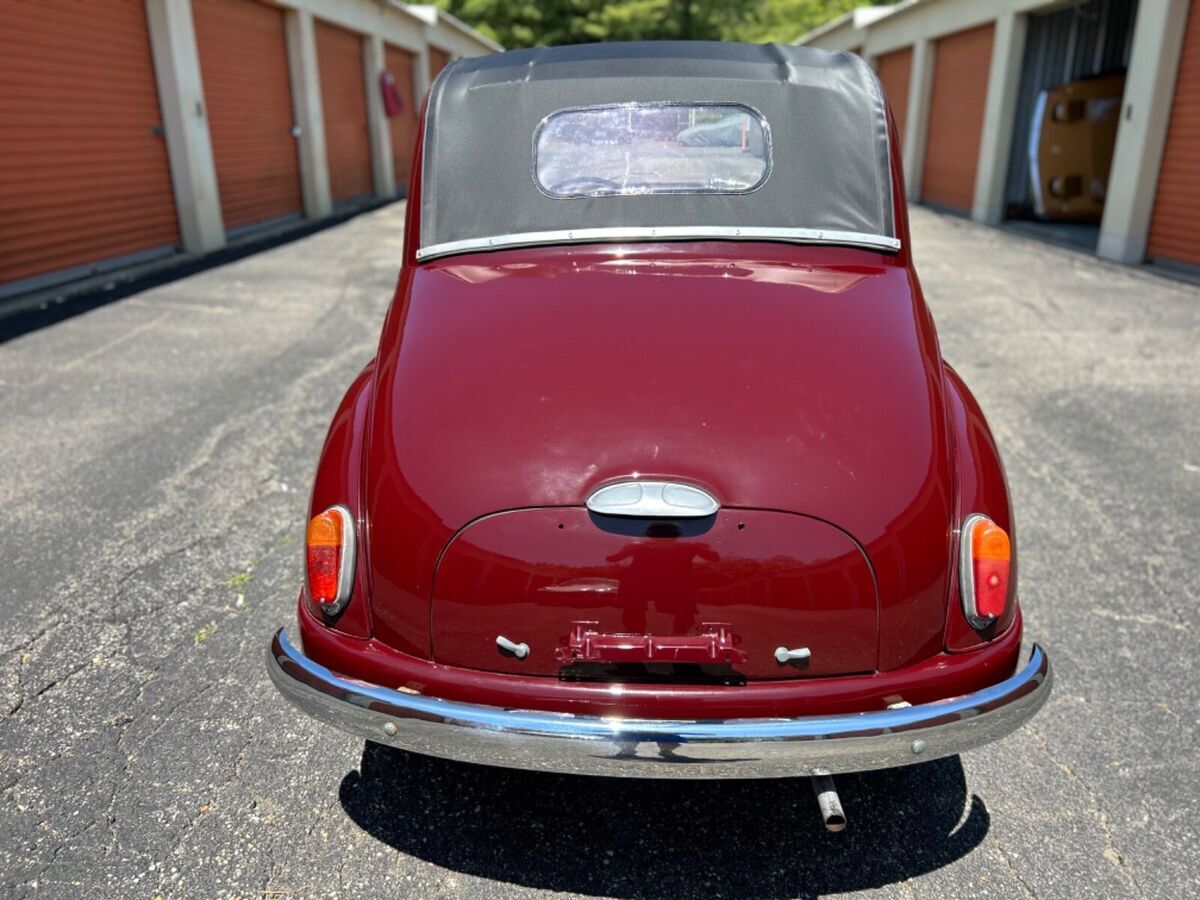 1952 fiat topolino 500c transformable convertible 569cc engine 4 speed gearbox