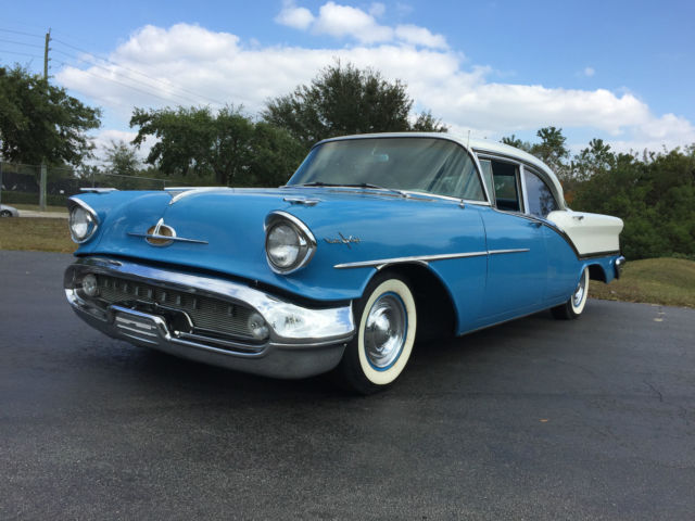 1957 oldsmobile 98 fully loaded with a/c, will sale with no reserve! florida car