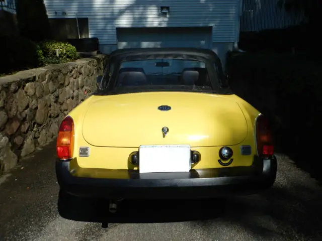 1979 mg mgb convertible 2-door