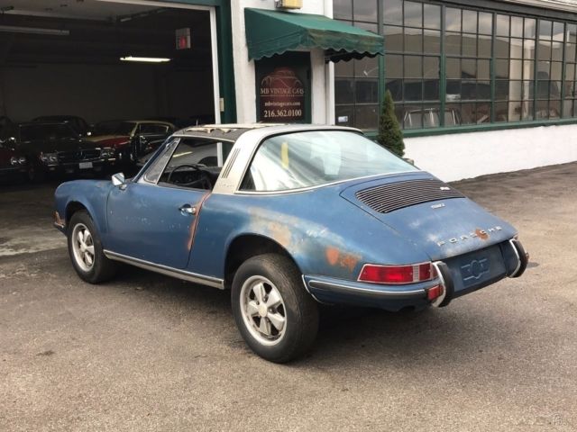 1972 porsche 911t 2.4 targa original paint, owner,survivor, no reserve!