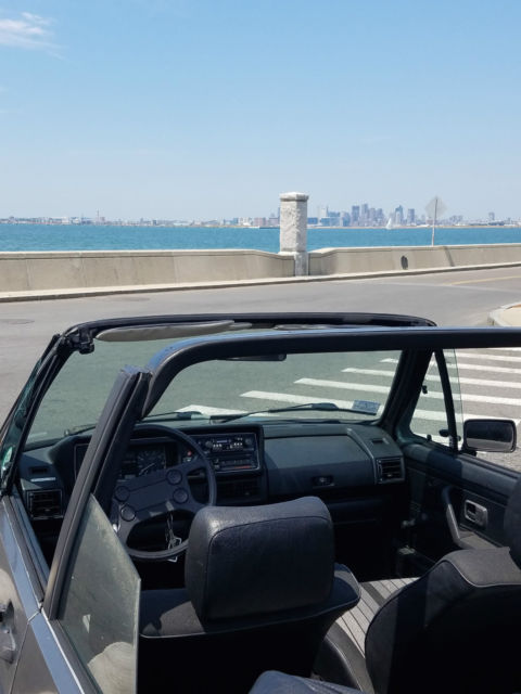 1982 volkswagen rabbit karmann convertible 2-door 1.7l