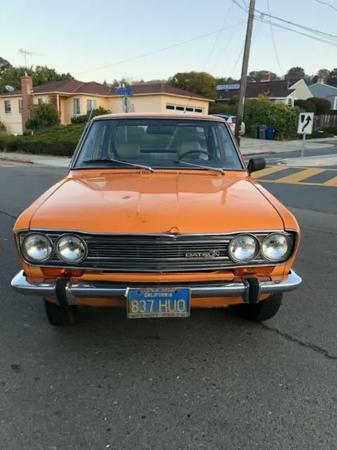 1972 datsun 510 4dr. never changed hands in 28 years, original paint, california