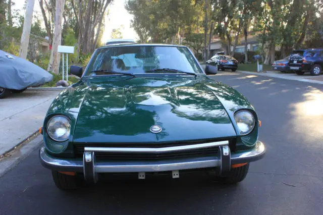 datsun 240z, 1973 orig. calif. blue plate car, high quality repaint, nu a/c,etc