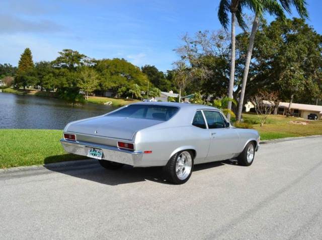 1971 chevrolet nova 19,182 miles silver coupe 350 automatic