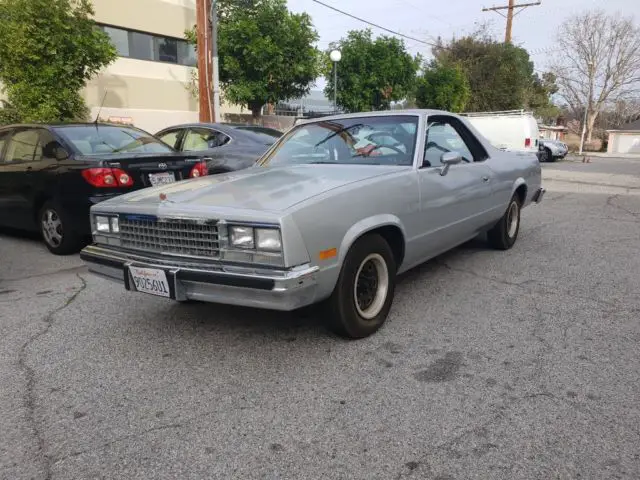 silver chevrolet el camino classic pick up truck 1978 red interior