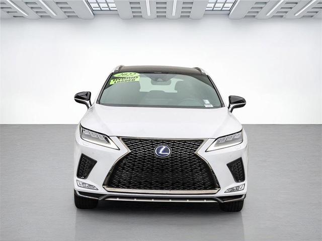 2022 lexus rx 450h f sport handling