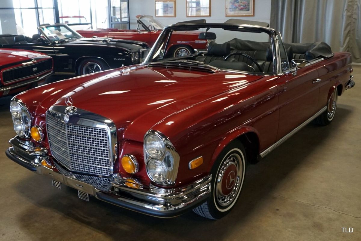 1971 mercedes benz 280se 3.5, red metallic with 69901 miles available now!