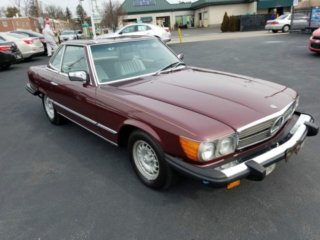 *beautiful and elegant !!*1985 mercedes-benz r107 380sl convertible / hardtop