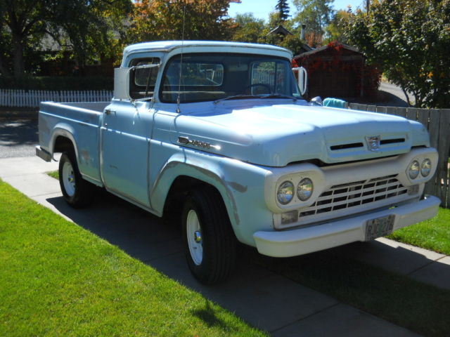 1960 ford f-100 short box style side pickup