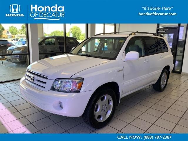 used 2004 toyota highlander 2wd v6 decatur, al 35601 for sale in decatur, alabama