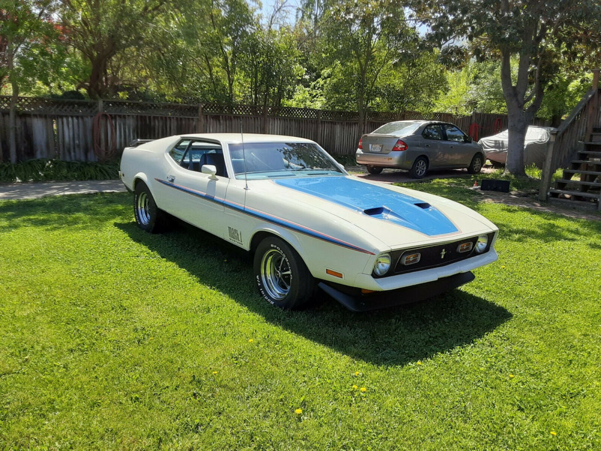 1972 ford mustang mach1 46000 original miles 351 auto a/c pwr windows tilt wheel