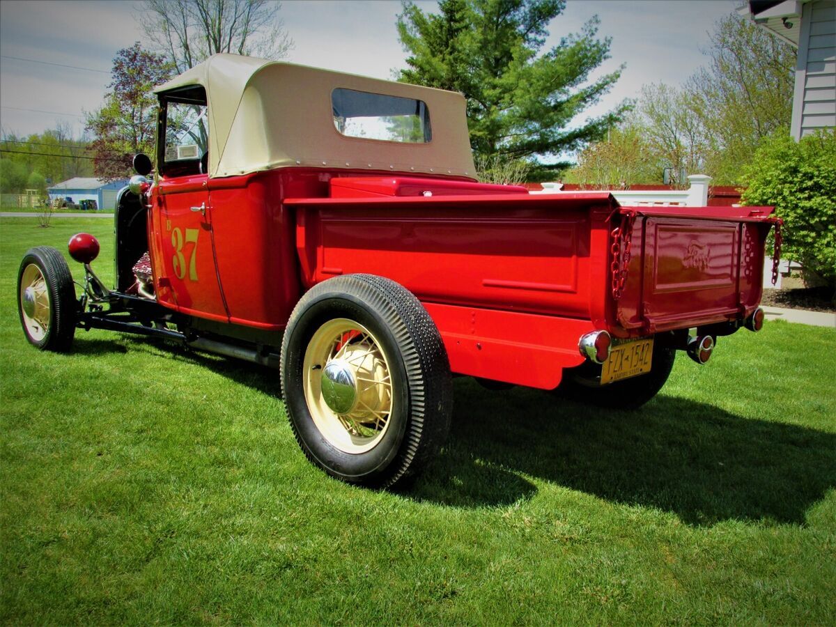 1930 ford model a pickup custom street cruiser hot rod street rod roadster