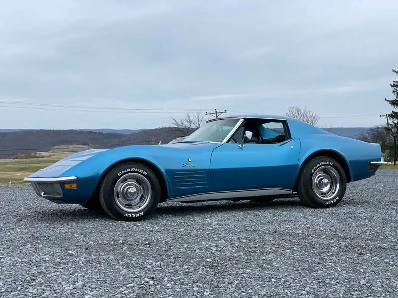 1971 chevrolet corvette blue/blackâ pbâ psâ a/c automatic rwd v8 other gasoline