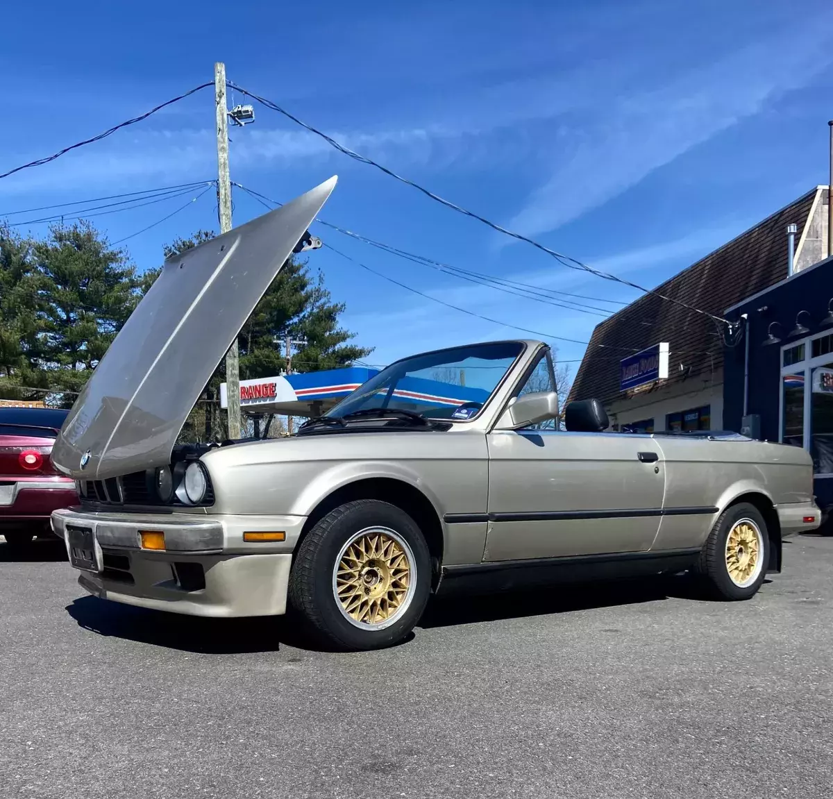 1988 bmw 325i base convertible 2-door 2.5l with hardtop rare