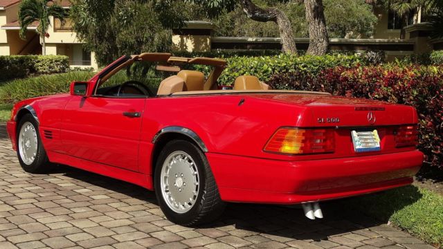 1991 mercedes benz sl300 roadster power soft top removable hard top a must see