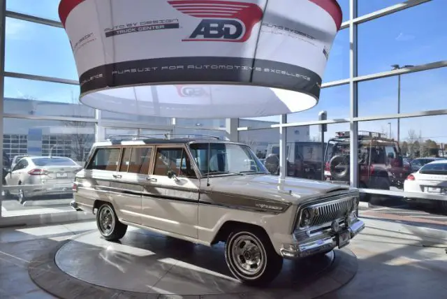 1966 jeep super wagoneer v8 white