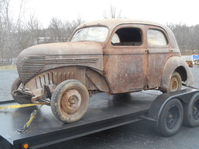 1937 willys model 37 sedan rat rod gasser good frame and title
