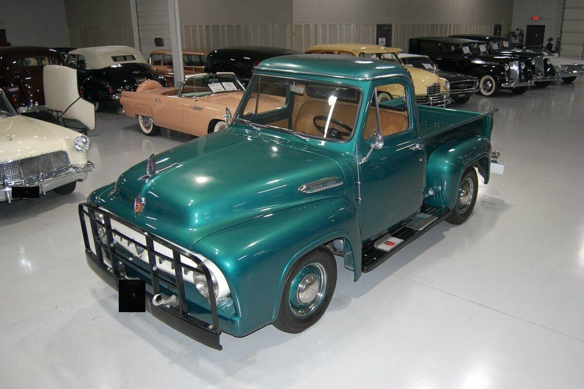 1953 ford f100 pickup meadow green 239 flathead v8 55912 miles