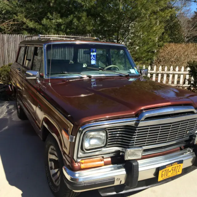 1984 grand wagoneer 4wd 360ci unrestored low reserve garaged original owners