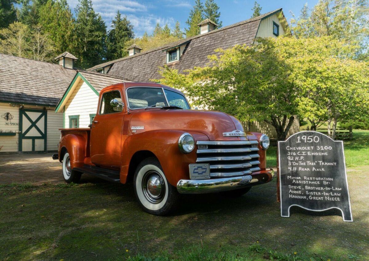 forgotten farm find - 1950 chevy 3100 "thriftmaster"