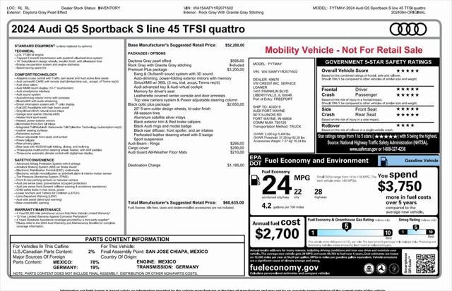 2024 audi q5 45 s line premium plus