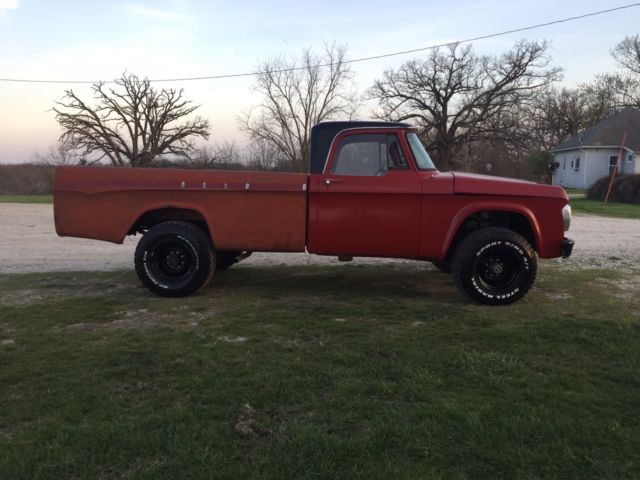 1970 dodge 3/4 ton w200 4x4 powerwagon 318 v8 4spd restoration no reserve