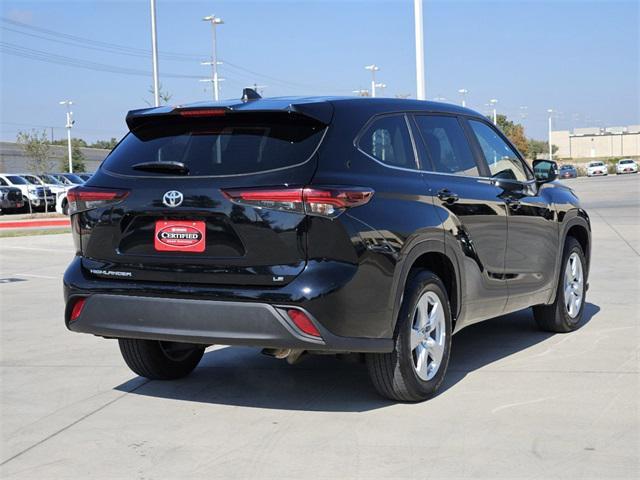 2024 toyota highlander le
