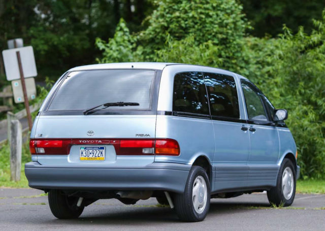 1991 toyota previa low 128k mi california clean carfax video classic!