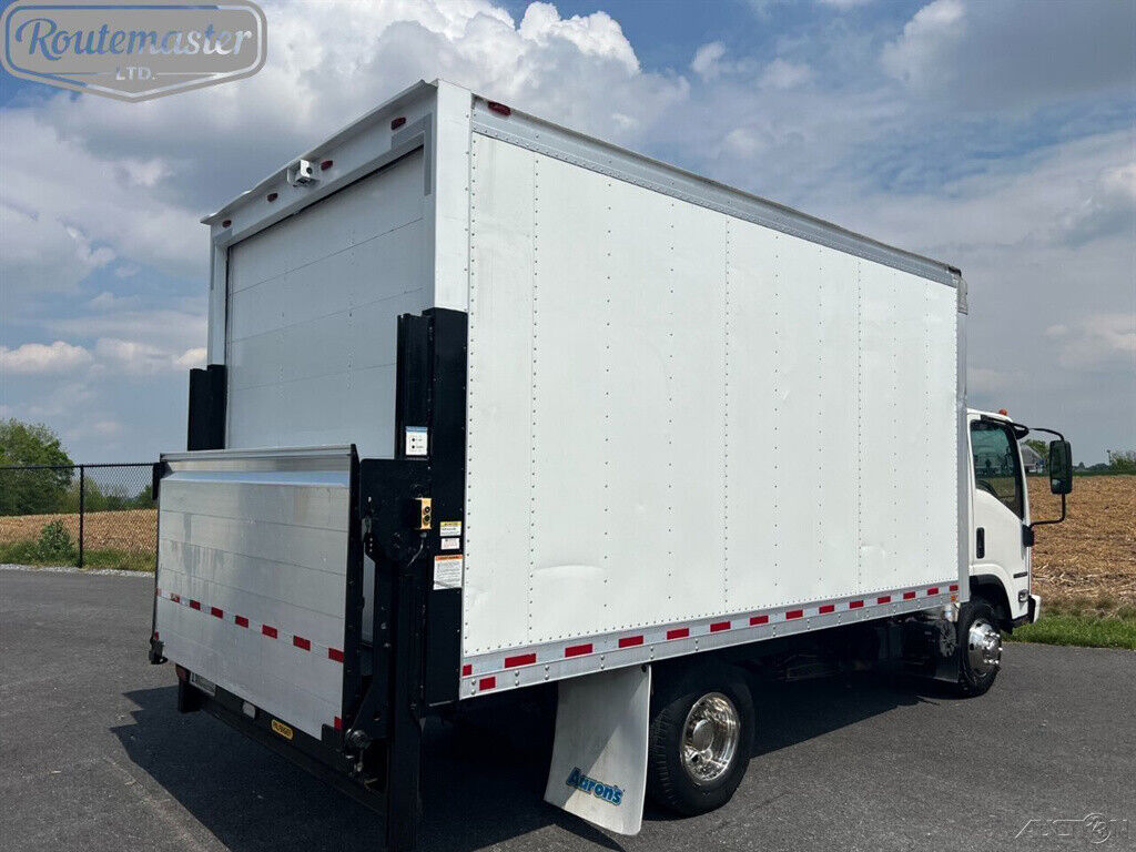 2016 isuzu npr 2016 isuzu npr w4500 15' box straight truck, 6.0l gas, lift gate