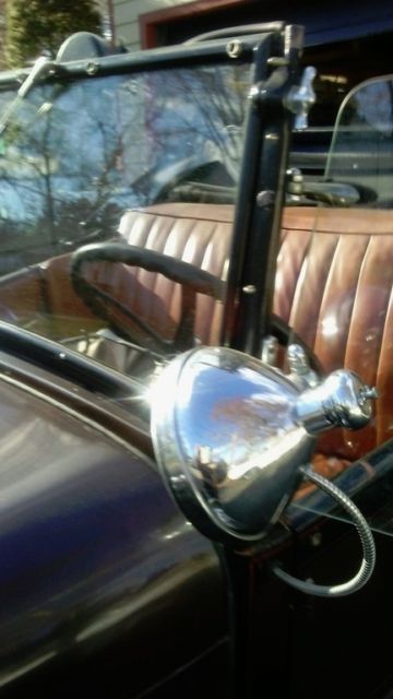 1929 ford model a roadster 4 cyl gasoline 3-spd manual trunk box rumble seat ri
