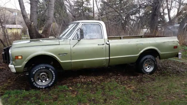 1969 gmc 1/2 ton pickup truck 4 wd model tk rat rod