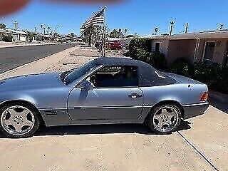 1991 mercedes-benz sl-class convertible blue rwd automatic sl