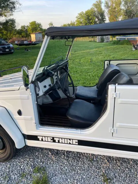 1973 volkswagen thing convertible white rwd manual
