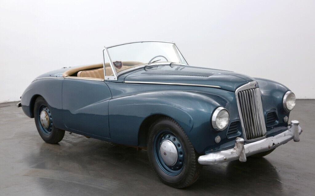 1954 sunbeam talbot 90 mk iia special roadster mark i sapphire blue
