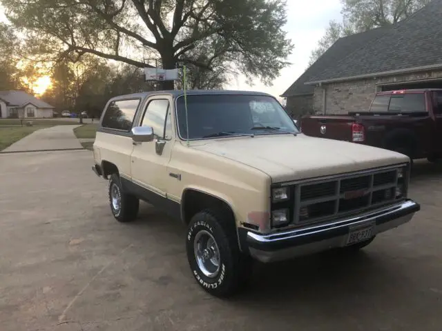 1983 gmc jimmy suv brown 4wd automatic k1500