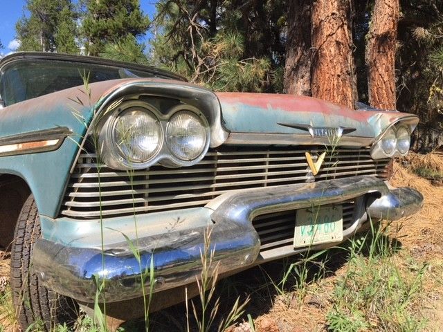 1958 plymouth belvedere hardtop 4dr, classic, project car